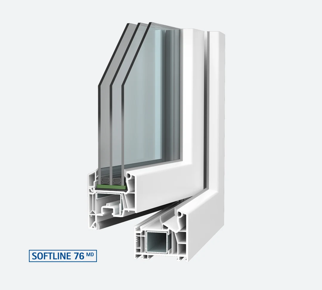 Presjek VEKA SOFTLINE 76 MD